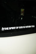 The Spirit of God is Within You